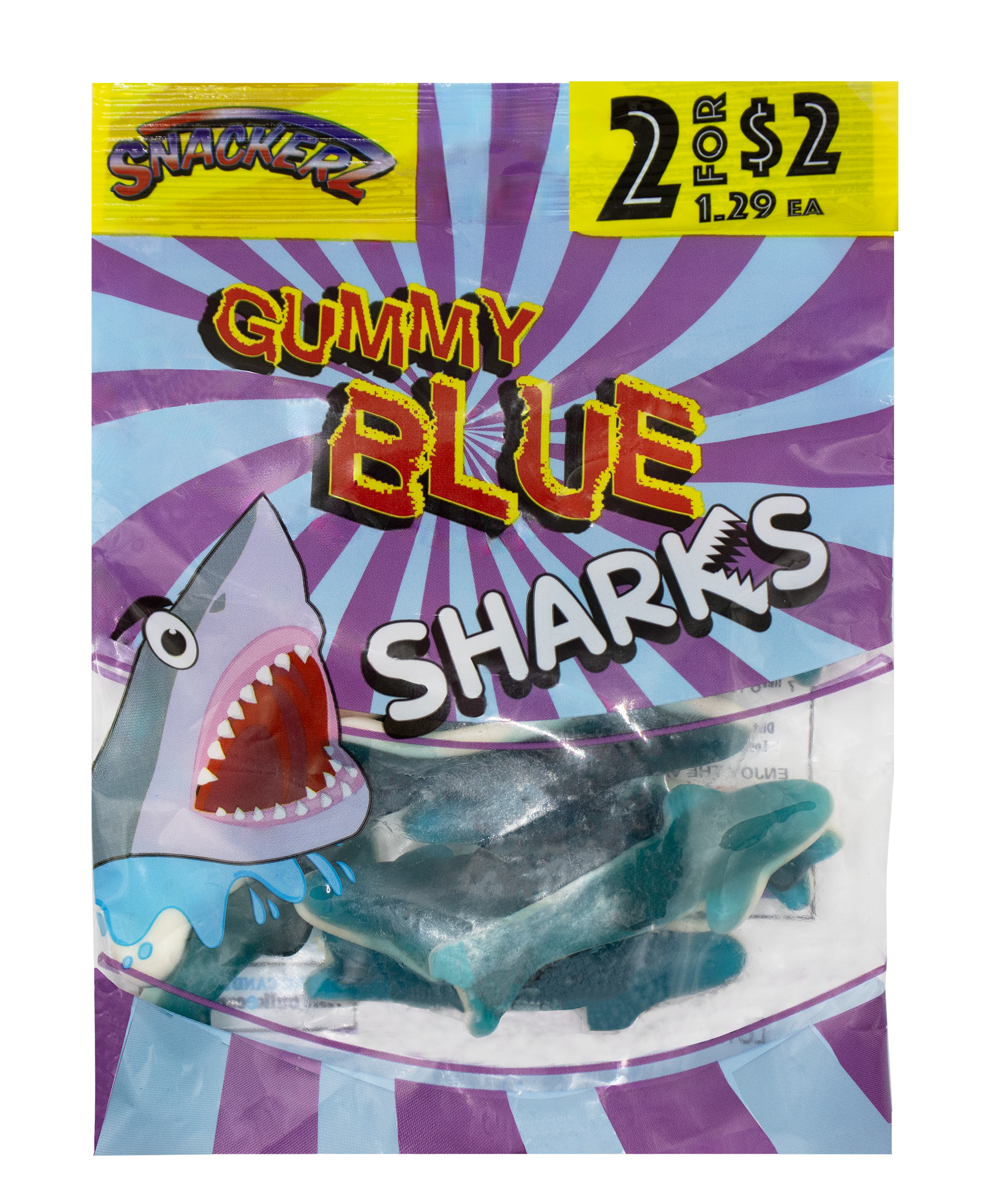 gummy blue sharks